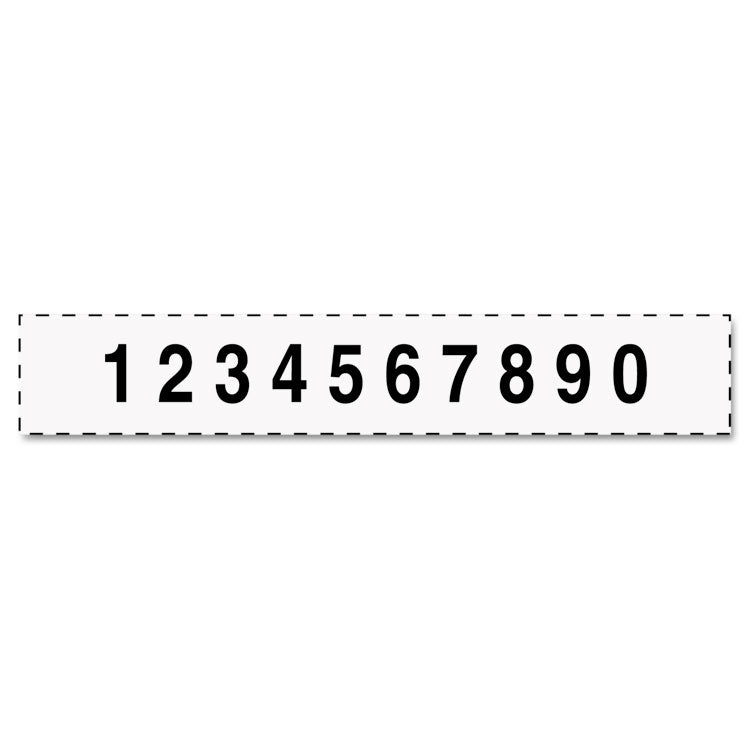 Professional Self-Inking Numberer, Ten Bands/Digits, Type Size: 2, Black
