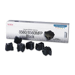 108r00727 Solid Ink Stick, 6,800 Page-Yield, Black, 6/box