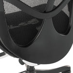 Alera Eq Series Ergonomic Multifunction Mid-Back Mesh Chair, Supports Up To 250 Lb, Black