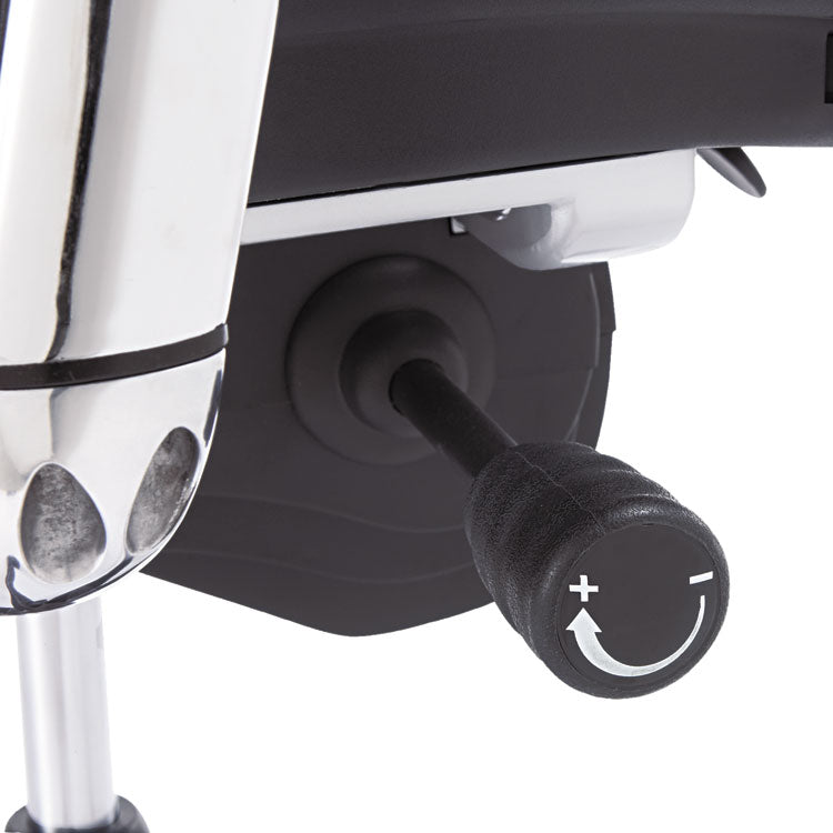 Alera Eq Series Ergonomic Multifunction Mid-Back Mesh Chair, Supports Up To 250 Lb, Black