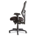 Alera Elusion Series Mesh High-Back Multifunction Chair, Supports Up To 275 Lb, 17.2" To 20.6" Seat Height, Black