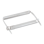 Standard Two-Piece Two-Prong Paper Fastener Base and Compressor Sets, 2" Capacity, 2.75" Center to Center, Silver, 50/Box