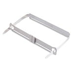 Standard Two-Piece Two-Prong Paper Fastener Base and Compressor Sets, 2" Capacity, 2.75" Center to Center, Silver, 50/Box