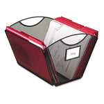 Onyx Mesh Desktop Tub File, Letter Files, 12.5" X 13.75" X 9.5", Black