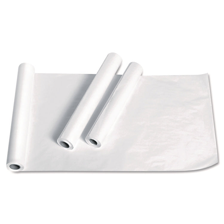 Exam Table Paper, Deluxe Crepe, 21" X 125 Ft, White, 12 Rolls/carton
