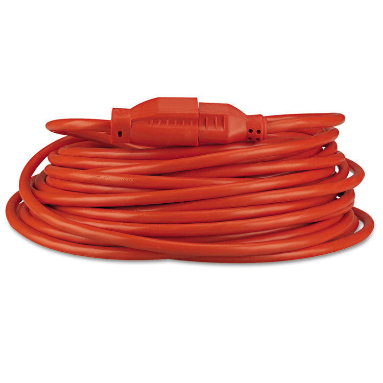 Indoor/Outdoor Extension Cord, 50 ft, 13 A, Orange