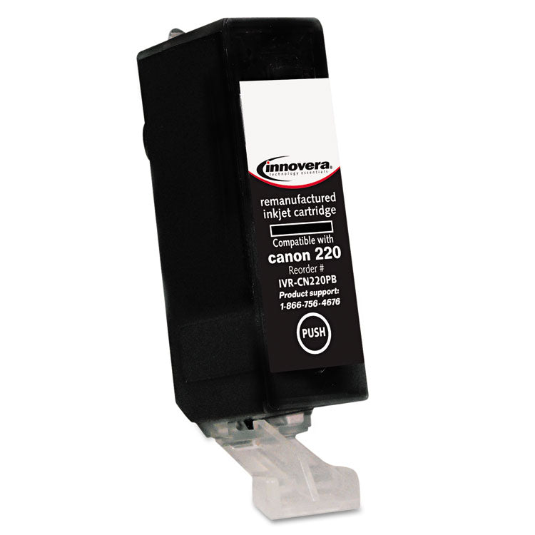 Remanufactured Black Ink, Replacement for PGI-220 (2945B001), 324 Page-Yield