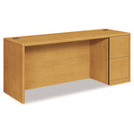 10700 Series Right Pedestal Credenza, 72w X 24d X 29.5h, Harvest