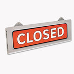 Message/Business Hours Sign, 15 x 20.5, Black/Red