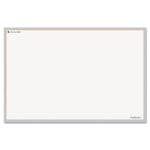 Wallmates Self-Adhesive Dry Erase Writing/planning Surface, 36 X 24, White/gray/orange Sheets, Undated