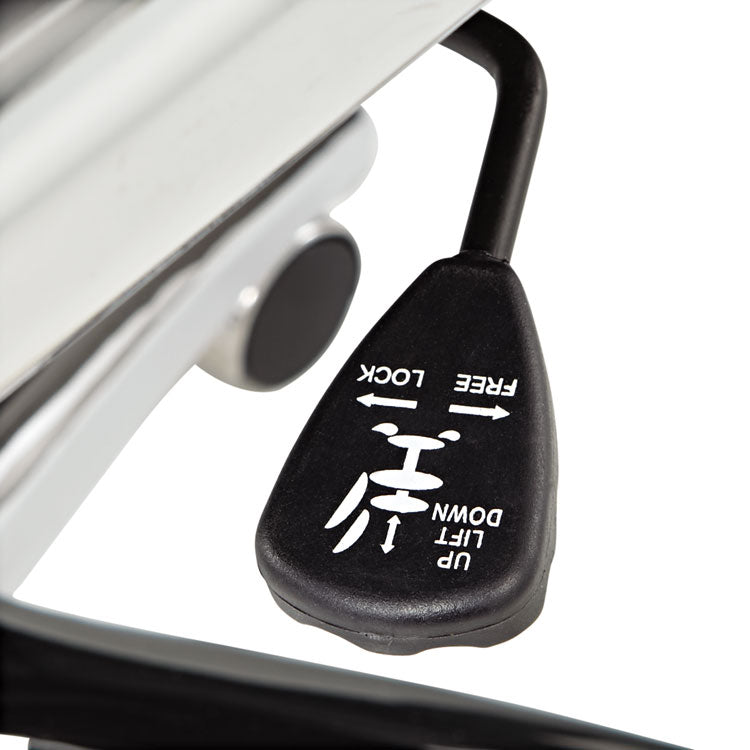 Alera Neratoli Mid-Back Slim Profile Chair, Faux Leather, Supports Up To 275 Lb, Red Seat/back, Chrome Base