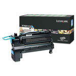 X792x1cg Return Program Extra High-Yield Toner, 20,000 Page-Yield, Cyan