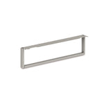 Voi O-Leg Support For Low Credenza, 2 X 29.75 X 7, Platinum Metallic