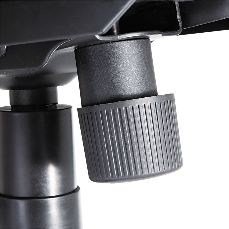 Big/tall Swivel/tilt Mid-Back Chair, Supports Up To 450 Lb, 19.29" To 23.22" Seat Height, Black