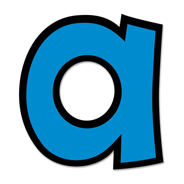 Ready Letters Playful Combo Set, 4" Tall, Blue Characters, 216/Set