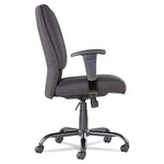Big/tall Swivel/tilt Mid-Back Chair, Supports Up To 450 Lb, 19.29" To 23.22" Seat Height, Black