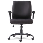 Big/tall Swivel/tilt Mid-Back Chair, Supports Up To 450 Lb, 19.29" To 23.22" Seat Height, Black