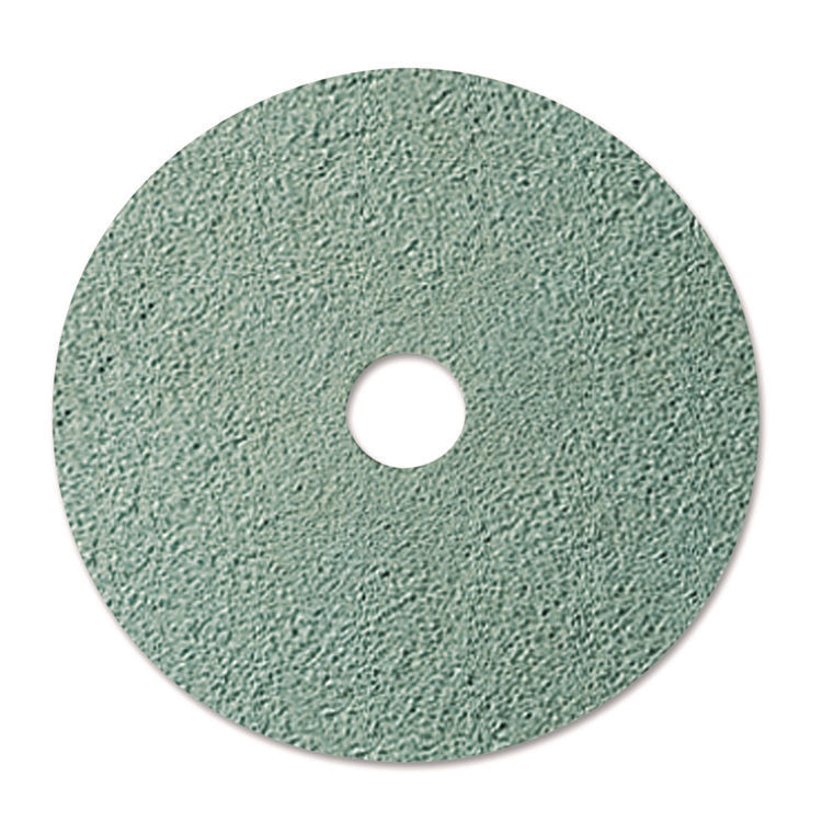Ultra High-Speed Floor Burnishing Pads 3100, 20" Diameter, Aqua, 5/carton