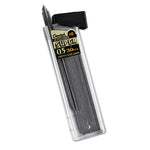 Super Hi-Polymer Lead Refills, 0.5 Mm, Hb, Black, 30/tube