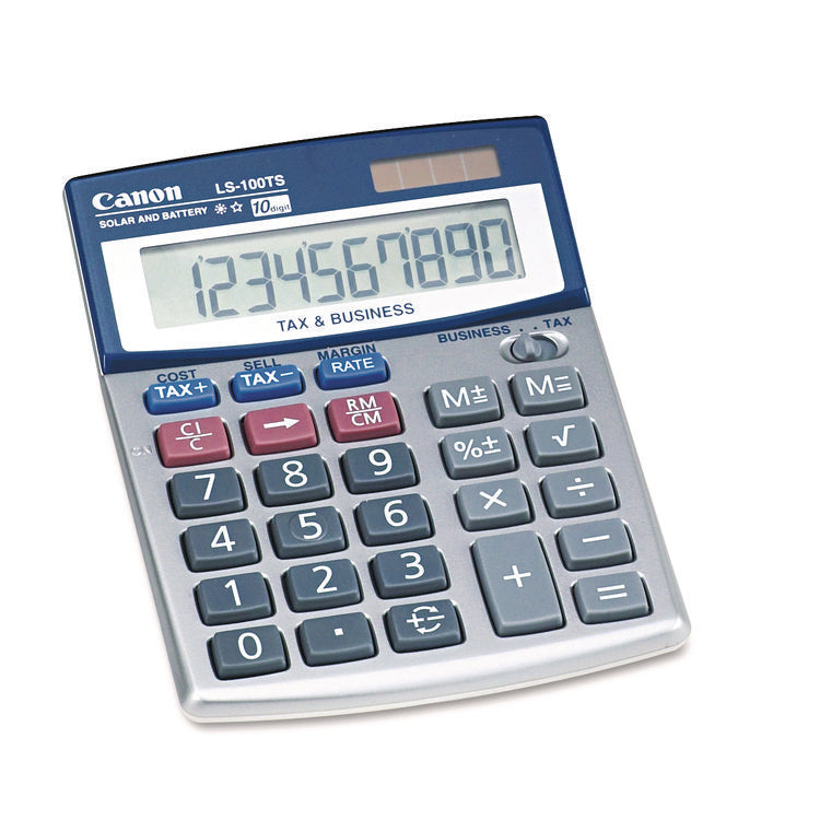 Ls-100ts Portable Business Calculator, 10-Digit Lcd