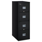 Patriot By Fireking Insulated Fire File, 1-Hour Fire Protection, 4 Legal/letter File Drawers, Black, 17.75" X 25" X 52.75"