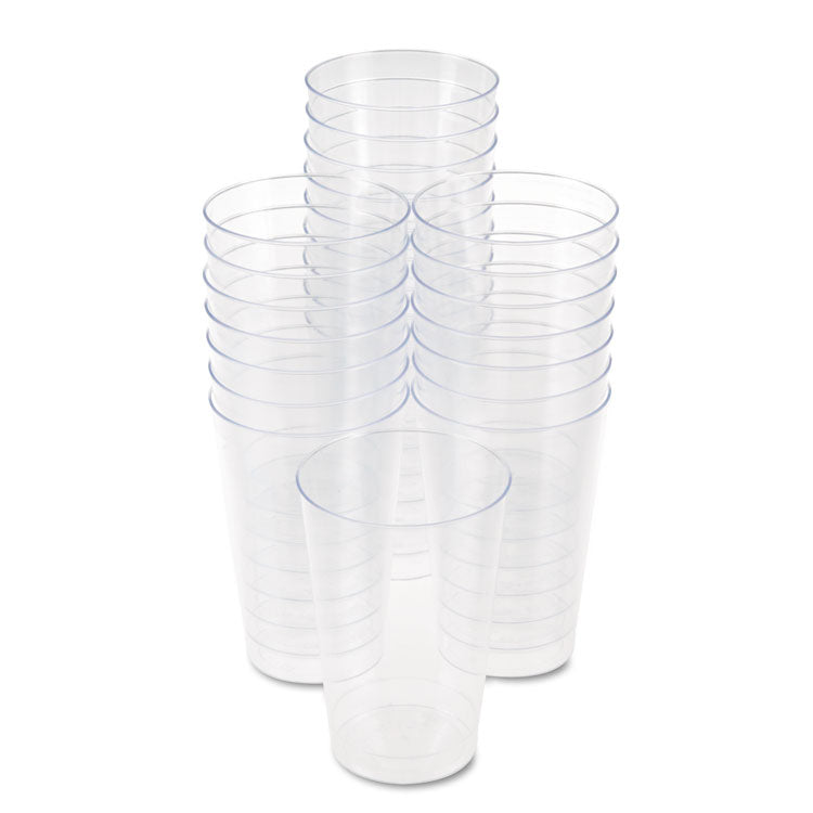 Comet Plastic Tumblers, 12 oz, Clear, 500/Carton