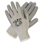 FlexTuff Latex Dipped Gloves, EN388: 2142, Large, Gray, 12 Pairs