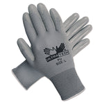Ultra Tech Tactile Dexterity Work Gloves, EN388: 4131, Large, White/Gray, 12 Pairs