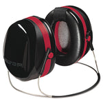 E-A-R Peltor OPTIME 105 Behind-The-Head Earmuffs, 29 dB NRR, Red/Black