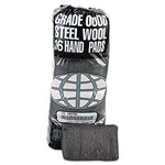 Industrial-Quality Steel Wool Hand Pad, #0 Fine, Steel Gray, 16/pack, 12 Packs/carton