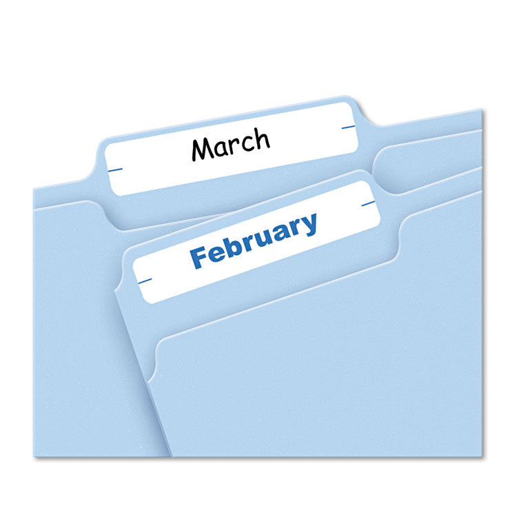 Printable 4" X 6" - Permanent File Folder Labels, 0.69 X 3.44, White, 7/sheet, 36 Sheets/pack, (5202)