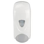 Foam-Eeze Bulk Foam Soap Dispenser With Refillable Bottle, 1,000 Ml, 4.88 X 4.75 X 11, White/gray