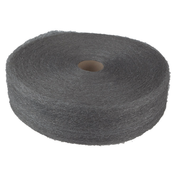 Industrial-Quality Steel Wool Reel, #3 Coarse, 5 Lb Reel, Steel Gray, 6/carton