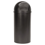 Marshal Classic Container, 15 gal, Plastic, Brown