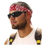 Chill-Its 6700/6705 Bandana/headband, One Size Fits All, Red Western
