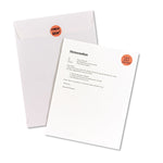 Printable Self-Adhesive Removable Color-Coding Labels, 1.25" dia, Neon Red, 8/Sheet, 50 Sheets/Pack, (5497)