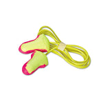 Ll-30 Laser Lite Single-Use Earplugs, Corded, 32nrr, Magenta/yellow, 100 Pairs
