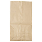 Grocery Paper Bags, 25# Squat Size, 40# Basis Weight, 8.25" x 5.25" x 16.13", Kraft, 500/Bundle