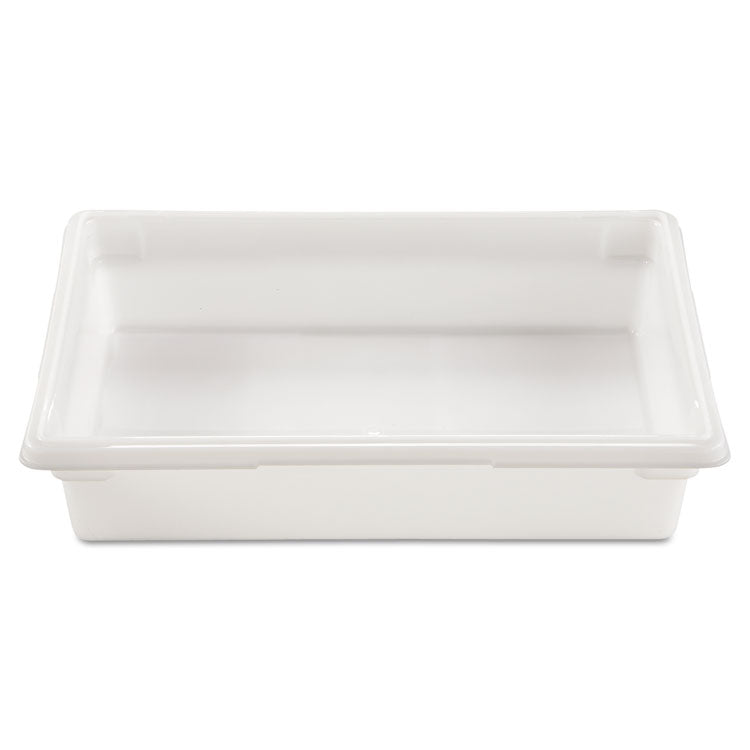 Food/Tote Boxes, 8.5 gal, 26 x 18 x 6, White, Plastic