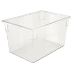 Food/Tote Boxes, 21.5 gal, 26 x 18 x 15, Clear, Plastic