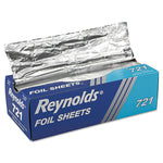 Interfolded Aluminum Foil Sheets, 10.75 x 12, 500/Box, 6 Boxes/Carton
