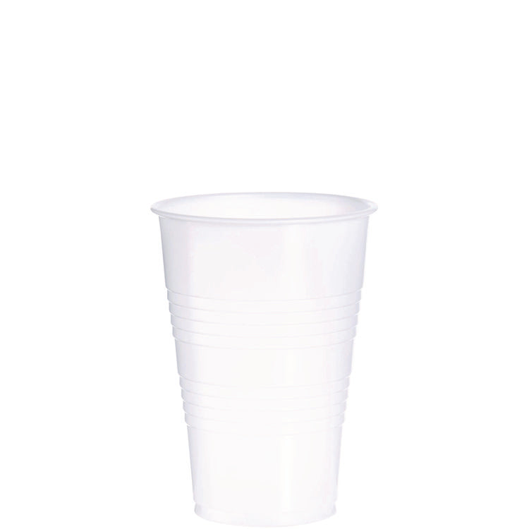 High-Impact Polystyrene Cold Cups, 16 oz, Plastic, Translucent, 50/Sleeve, 20 Sleeves/Carton