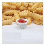 Paper Portion Cups, 0.5 oz, White, 250/Bag, 20 Bags/Carton