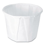 Paper Portion Cups, 0.5 oz, White, 250/Bag, 20 Bags/Carton