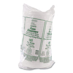 Concorde Foam Plate, 3-Compartment Plate, 9" dia, White, 125/Pack, 4 Packs/Carton