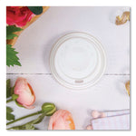 Cappuccino Dome Sipper Lids, Fits 12 oz Hot Cups, Plastic, White, 1,000/Carton