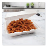 Foam Hinged Lid Containers, 9.25 X 9.5 X 3, 200/carton