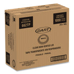 Non-Vented Cup Lids, Fits 9 oz to 22 oz Cold Cups, Plastic, Clear, 1,000/Carton