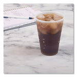 High-Impact Polystyrene Cold Cups, 14 oz, Plastic, Translucent, 50/Sleeve. 20 Sleeves/Carton