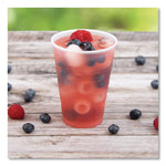 High-Impact Polystyrene Cold Cups, 14 oz, Plastic, Translucent, 50/Sleeve. 20 Sleeves/Carton